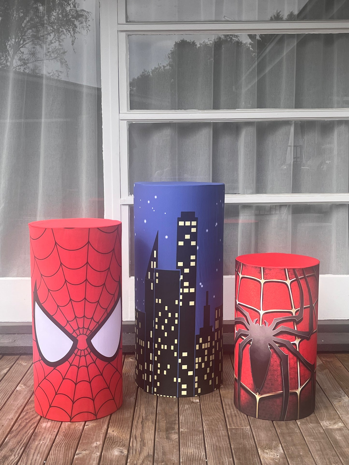 Spiderman Plinth set of 3