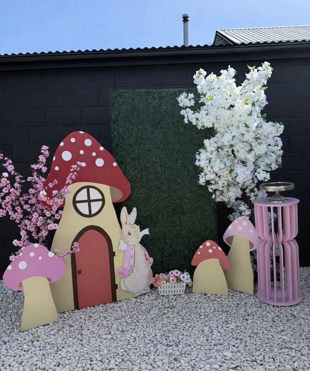 Toadstool backdrop set