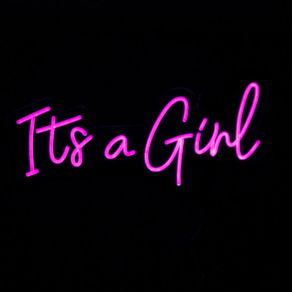 Its a Girl - Neon Signage