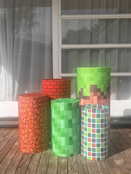 Mine Craft Plinth Set